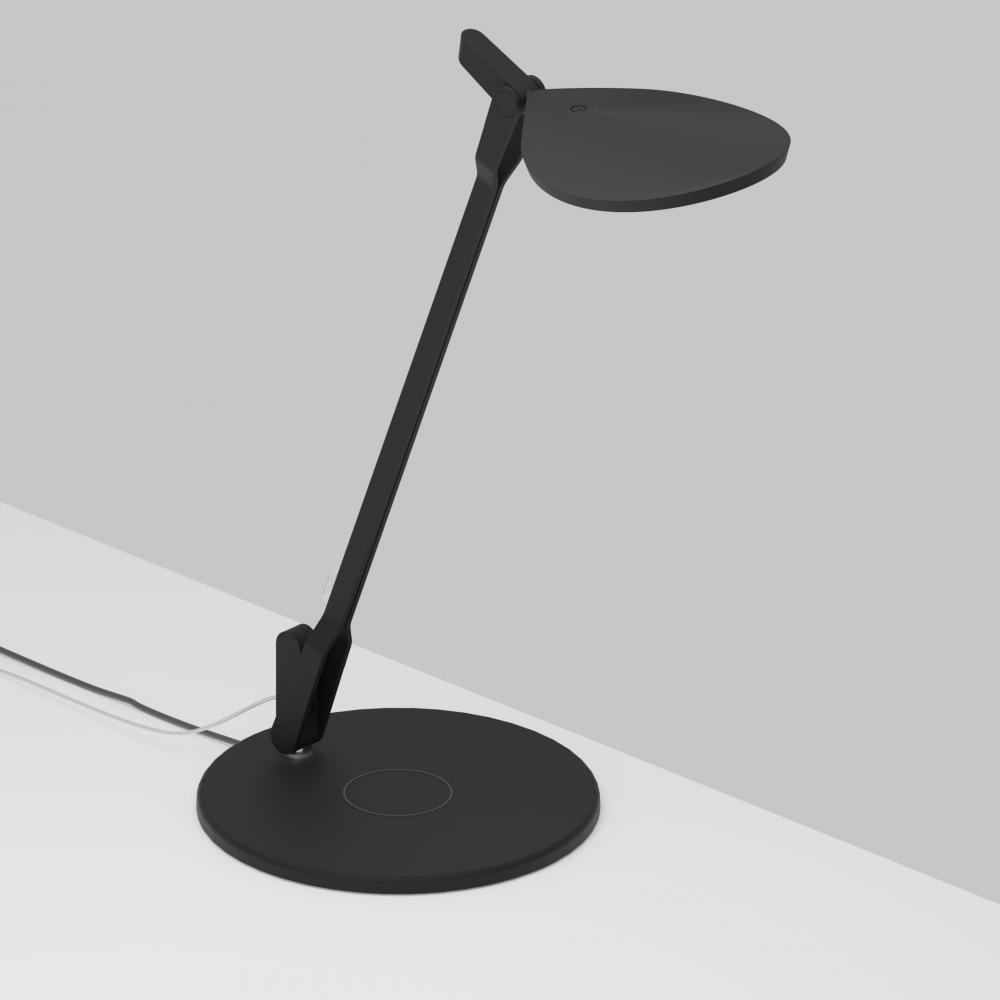 Splitty Pro Desk Lamp with wireless charging Qi base, Matte Black