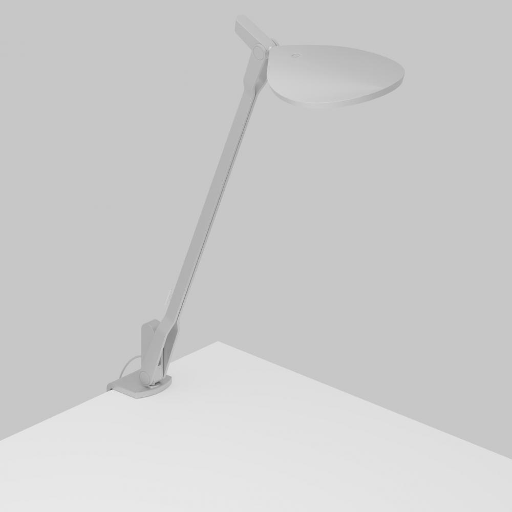 Splitty Pro Desk Lamp with one-piece desk clamp, Silver
