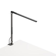 Koncept Inc AR1100-WD-MBK-2CL - Z-Bar Solo mini Desk Lamp with two-piece desk clamp (Warm Light; Metallic Black)