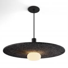 Koncept Inc CMP-S1-S-06-MTB+ACCL20+GLB - Combi Pendant 6" Single Unit Matte Black with Matte Black Canopy