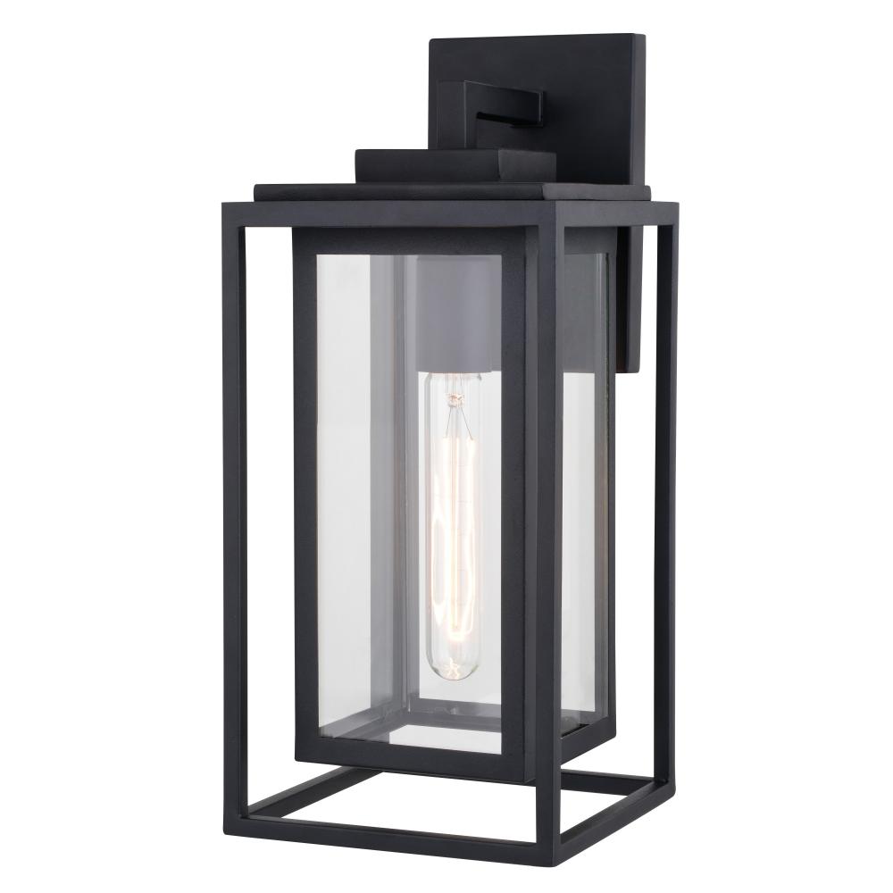 Filmore 7-in. W Outdoor Wall Light Textured Black