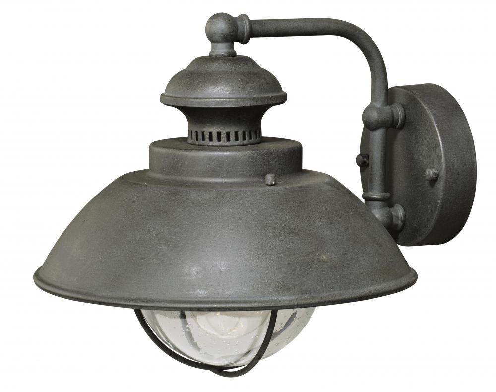 Harwich 10-in Outdoor Wall Light Textured Gray