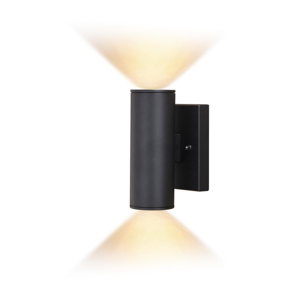 Chiasso 8 in. H LED Outdoor Wall Light Textured Black
