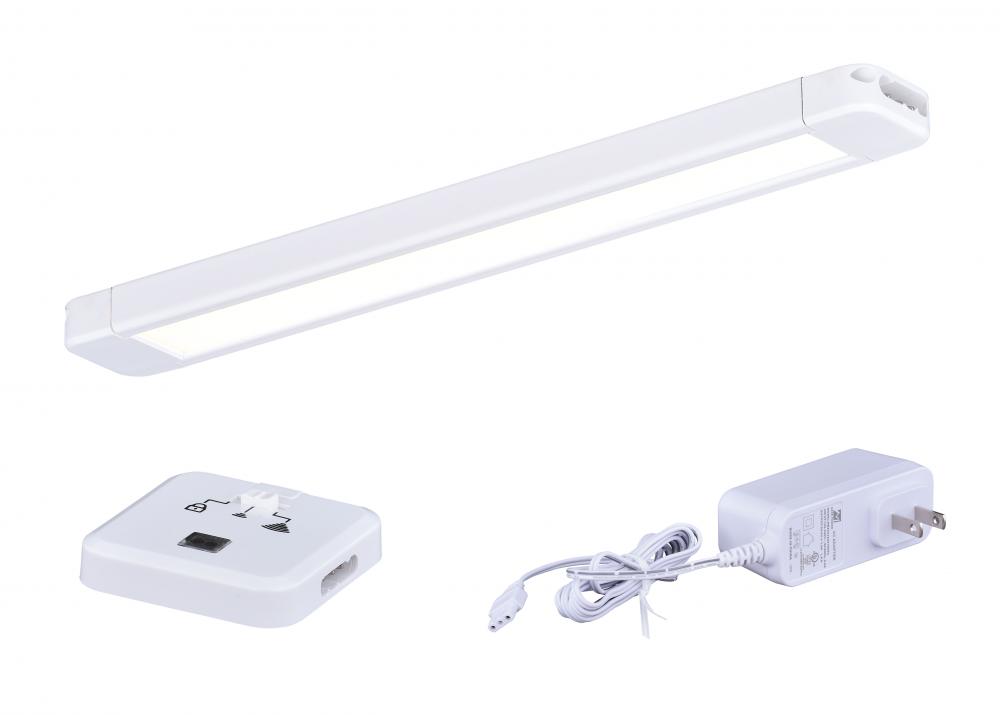 Instalux 8-in LED Slim Under Cabinet Strip Light Kit White