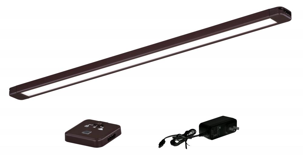Instalux 16-in LED Slim Under Cabinet Strip Light Kit Bronze