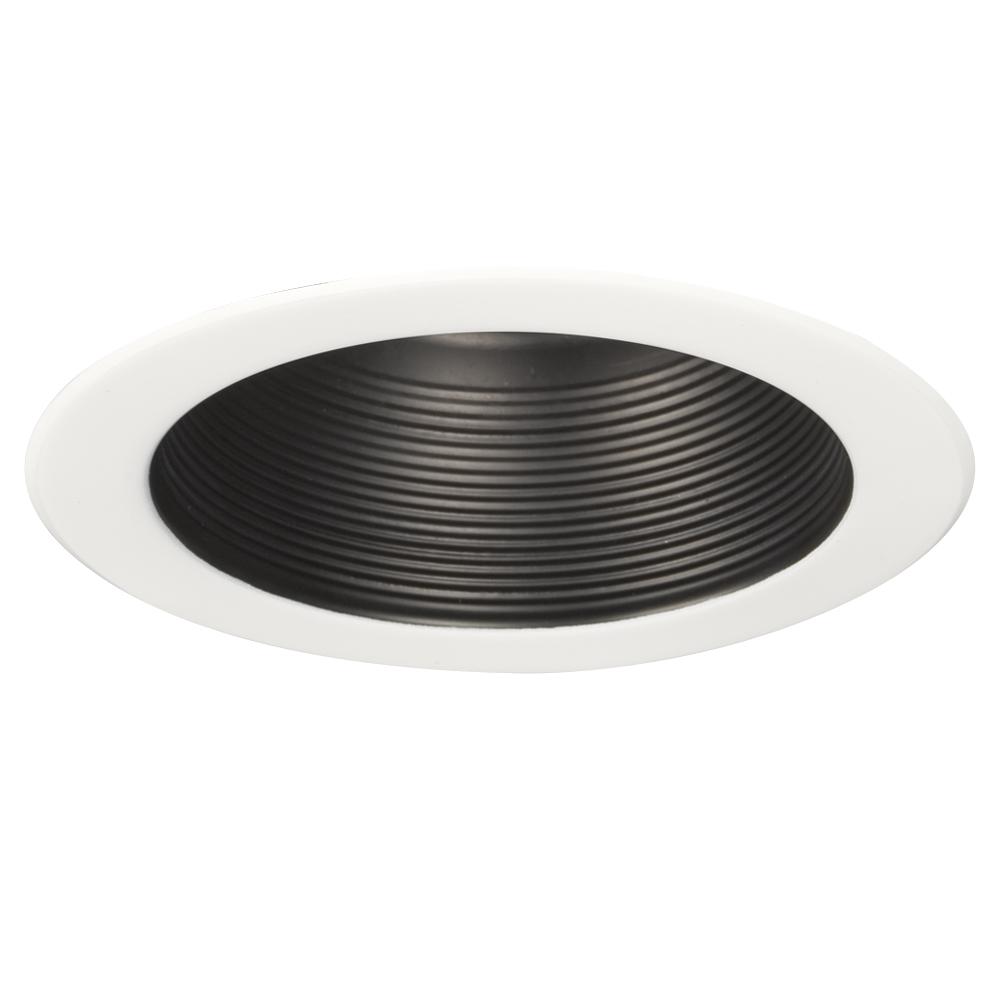 6" Line Voltage Step Baffle - Black