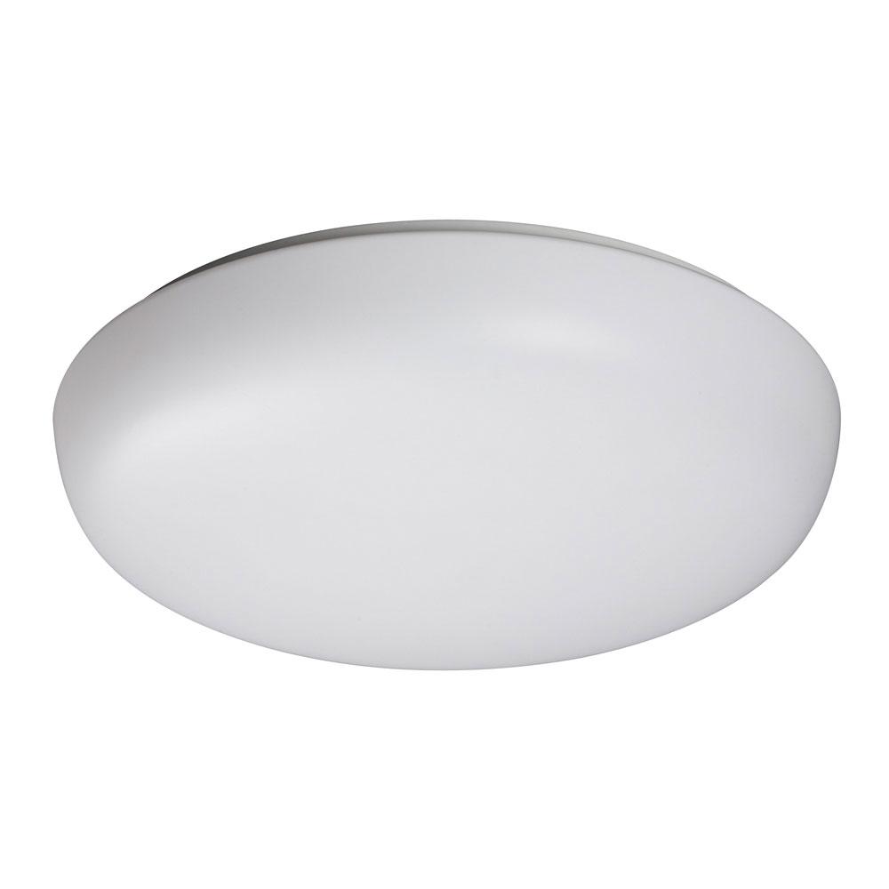 LED Flush Mount Ceiling Light / Round Cloud Light - in White finish with White Acrylic Lens