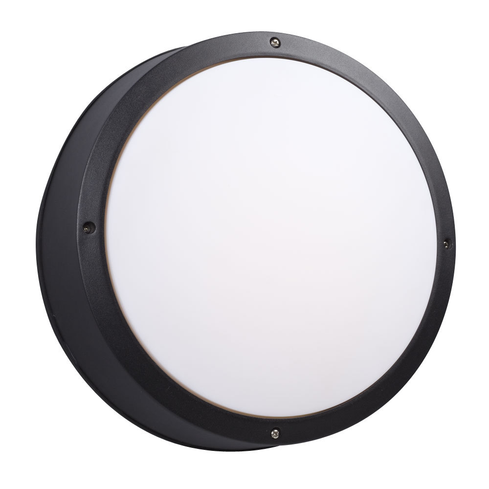 14" ROUND OUTDOOR BK AC LED Dimmable