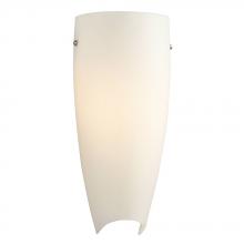 Galaxy Lighting 213140BN-113EB - Wall Sconce - in Brushed Nickel finish with Satin White Glass
