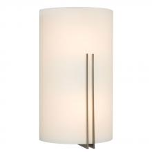Galaxy Lighting 215680BN-213EB - Wall Sconce - in Brushed Nickel finish with Satin White Glass