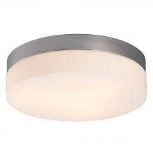 Galaxy Lighting 612314CH-213EB - Flush Mount Ceiling Light - in Polished Chrome finish with Satin White Glass