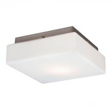 Galaxy Lighting 633501BN-113EB - Flush Mount Ceiling Light - in Brushed Nickel finish with Satin White Glass