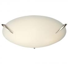 Galaxy Lighting L680232BN024A1 - LED Flush Mount Ceiling Light - in Brushed Nickel finish with Satin White Glass