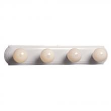 Galaxy Lighting 730224WH - Four Light Vanity Bar - White