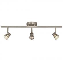 Galaxy Lighting 755593BN - Three Light Halogen Track - Brushed Nickel