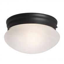 Galaxy Lighting 810310ORB - Flush Mount - Oilded Rubbed Bronze w/ Marbled Glass