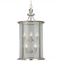 Galaxy Lighting 912302BN - Pendant - Brushed Nickel with Clear Glass