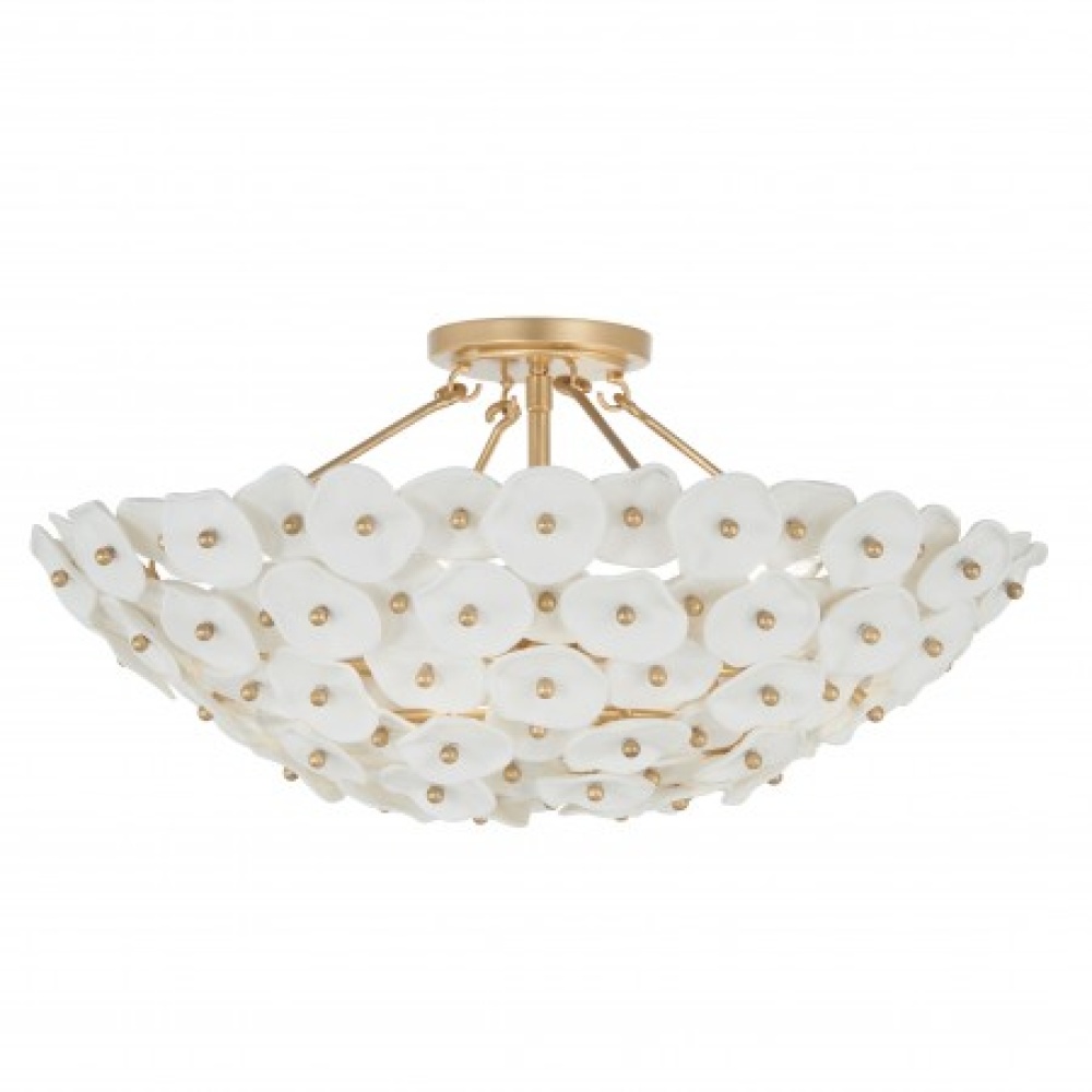Coastlyn 22.5" 4-Light Semi Flush