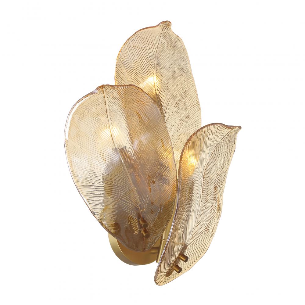 Orchid 18.25" High 3-Light Wall Sconce