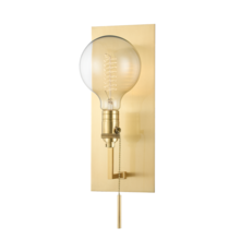 Hudson Valley 1651-AGB - 1 LIGHT WALL SCONCE