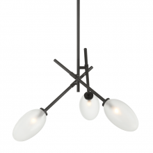 Hudson Valley 5031-BBR - 3 LIGHT CHANDELIER