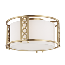 Hudson Valley 6710-AGB - 3 LIGHT FLUSH MOUNT