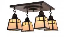 Arroyo Craftsman ACM-4EGW-AB - a-line shade 4 light ceiling mount without overlay (empty)