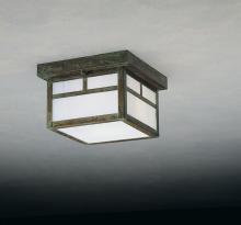 Arroyo Craftsman MCM-8EGW-AB - 8" mission flush ceiling mount without overlay (empty)