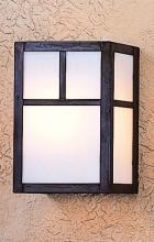 Arroyo Craftsman MS-8AGW-AB - 8" mission sconce with classic arch overlay