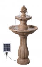 Kenroy Home 51009SNDST - Frost Outdoor Solar Floor Fountain