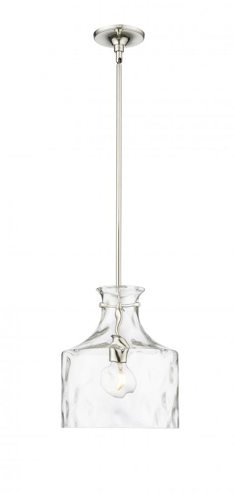 Santorini 1-Light Pendant Light Polished Nickel