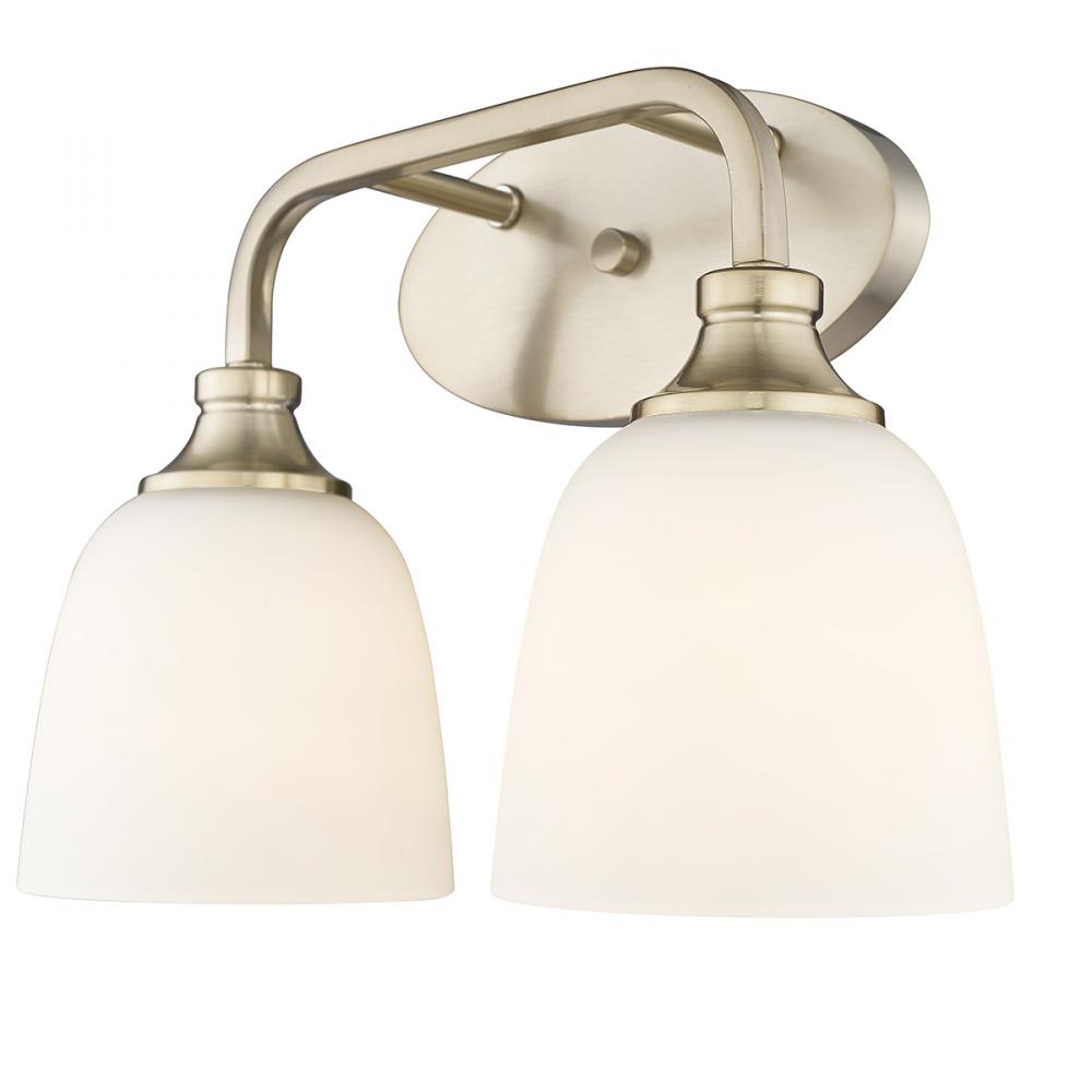 Alberta 2-Light Vanity Modern Gold