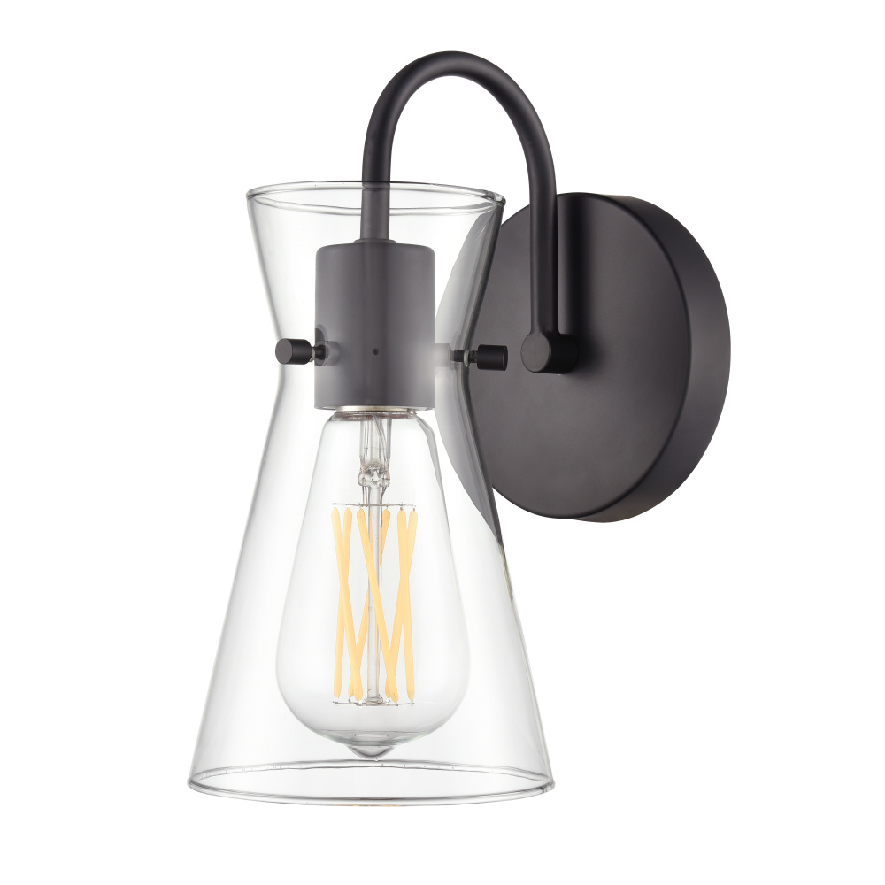 Camellia 4.75" Wide 1-Light Vanity - Matte Black