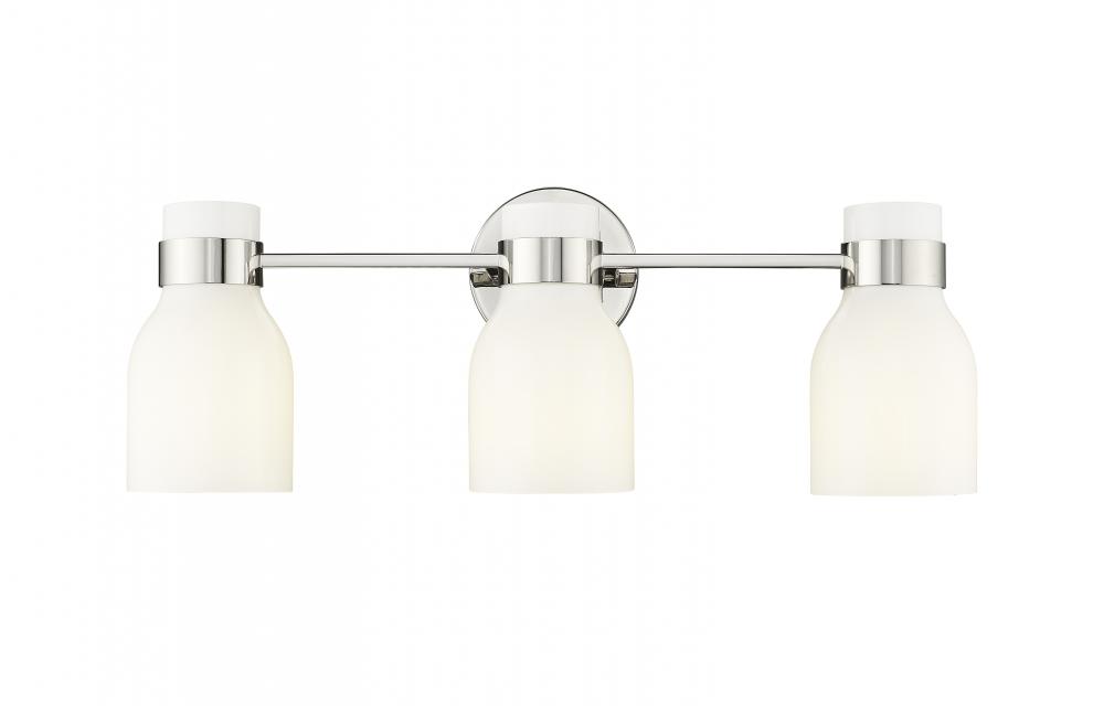 Corella 3-Light Vanity Polished Nickel