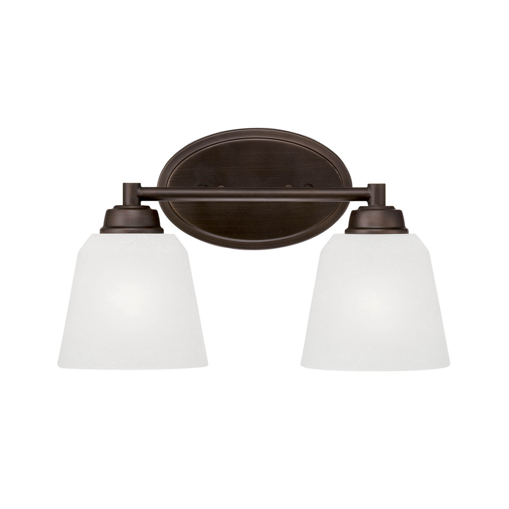 Franklin 2-Light Vanity Rubbed Bronze