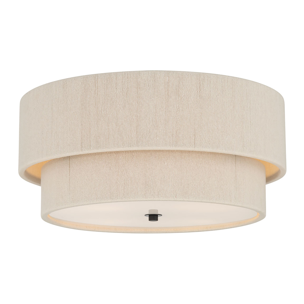 Helbert 18" Wide 4-Light Flush Mount