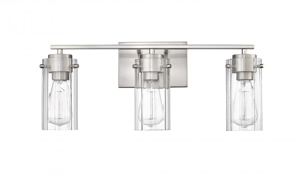 Serena 3-Light Vanity Brushed Nickel