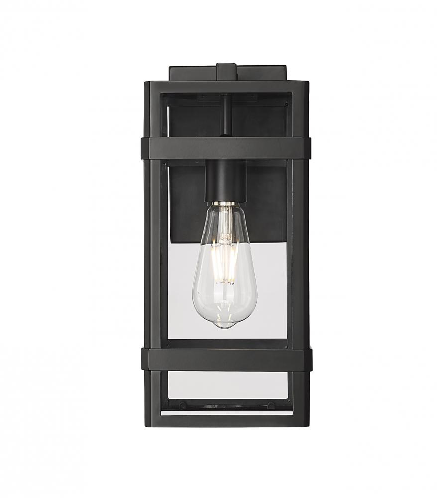 Payton 1-Light Outdoor Wall Sconce Powder Coated Black