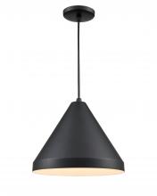 Millennium RWCC17-SB - R Series 1-Light Cord Hung Wide Cone Satin Black