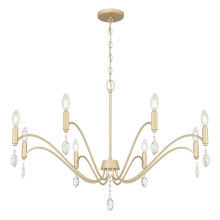 Millennium 205108-AGSI - Aureline 35.5" Wide 8-Light Chandelier