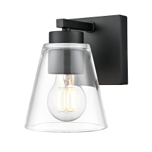 Millennium 64001-MB - Strayhan 6.75" High 1-Light Wall Sconce - Matte Black