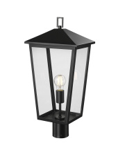 Millennium 198301-PBK - Munger 23" High 1-Light Outdoor Post Lantern - Powder Coated Black
