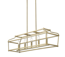 Millennium 19105-VB - Nellita 34" Wide 5-Light Island - Vintage Brass