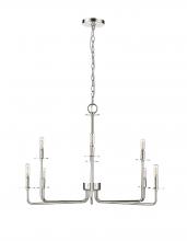 Millennium 12508-PN - Marceline 8-Light Chandelier Ceiling Light Polished Nickel