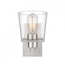 Millennium 496001-BN - Evalon 1-Light Wall Sconce Brushed Nickel