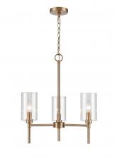 Millennium 9913-MG - Chastine 3-Light Chandelier Ceiling Light Modern Gold