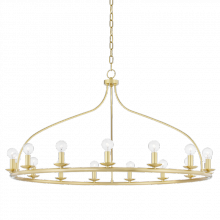 Mitzi by Hudson Valley Lighting H511815-AGB - Kendra Chandelier