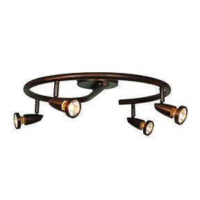 4 Light Adjustable LED Track