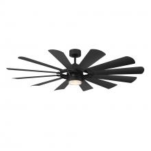 Modern Forms US - Fans Only FR-W2201-65L-35-MB - Wyndmill Downrod ceiling fan