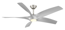 Modern Forms US - Fans Only FR-W2401-62L-BN/SL - Zephyr 5 Downrod ceiling fan